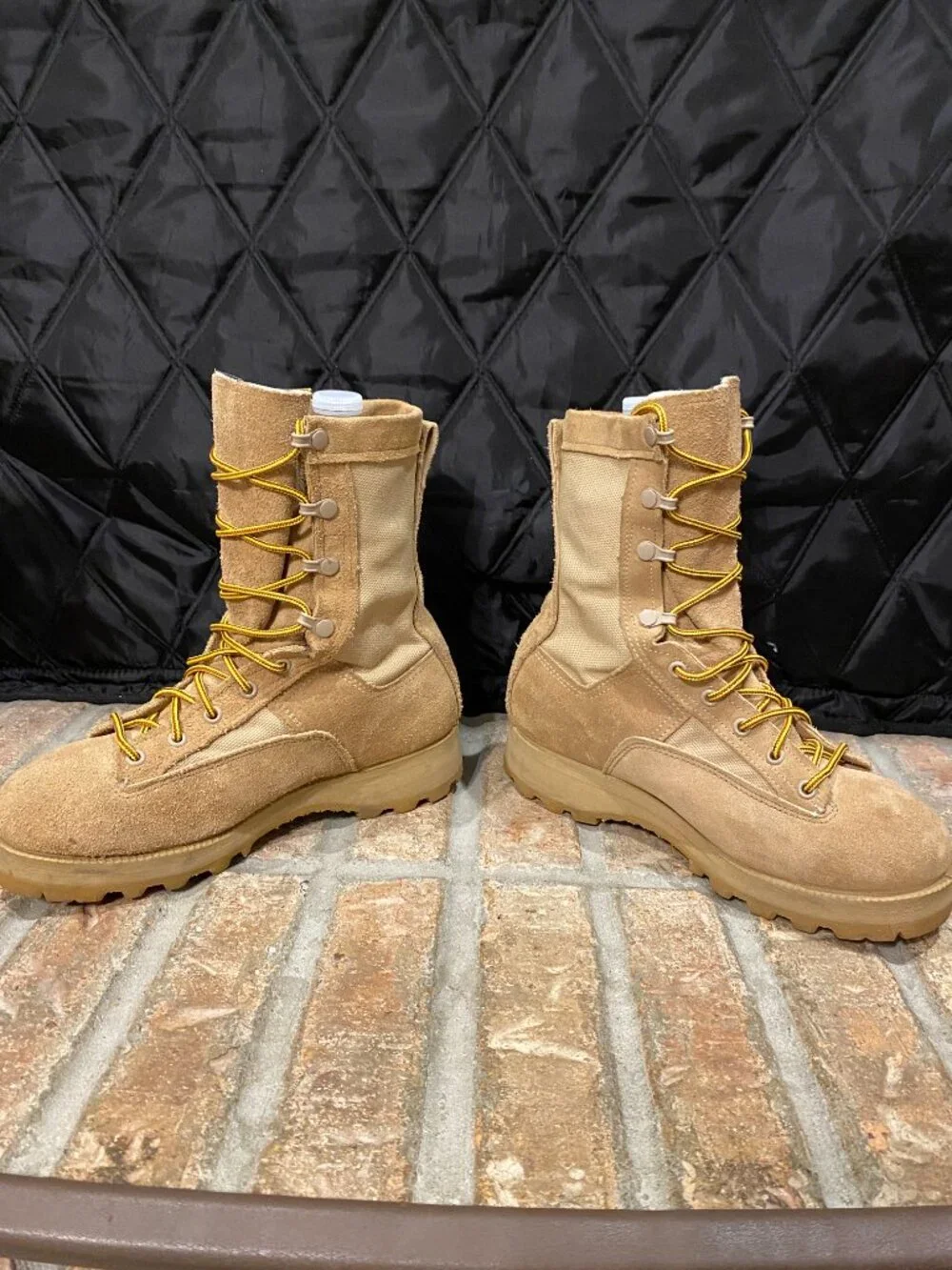 Belleville Gore-Tex Flight Combat Boots Mens 5 XW Vibram USA Military Desert Tan